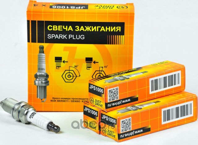 СВЕЧА ЗАЖИГАНИЯ /BKR6E11/K20PRU11 (Just Drive). Артикул JPS1006