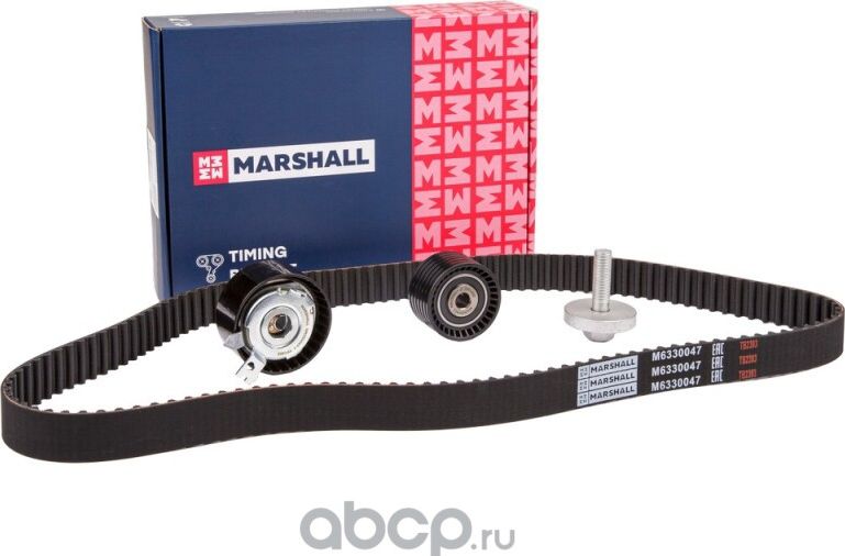 Комплект ГРМ Renault Clio III 05-, Laguna III 07-, Logan I 07-, Megane III 08-, (Marshall) Marshall. Артикул M6330047