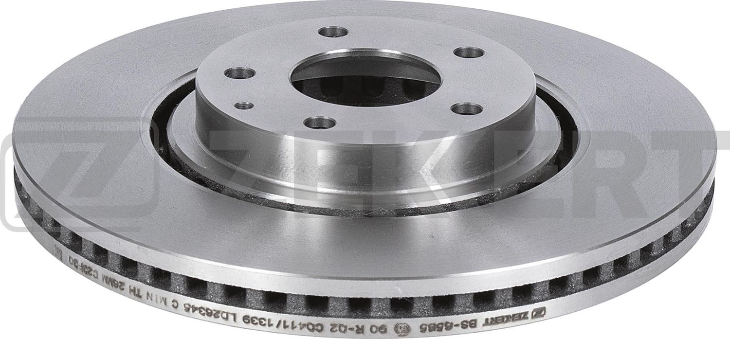 Тормозной диск Zekkert передний для Mazda CX-5 II 2018-2026. Артикул BS-6585