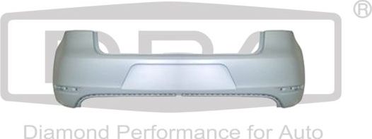 Бампер DPA задний для Volkswagen Golf VI 2008-2013. Артикул 88070619102