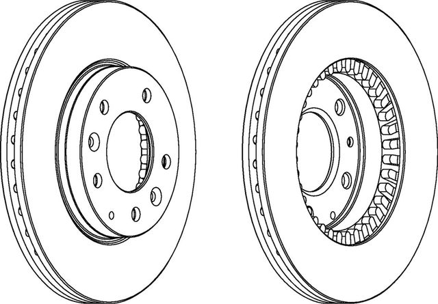Тормозной диск Ferodo Premier передний для Saab 9-5 I 2001-2009. Артикул DDF1278C