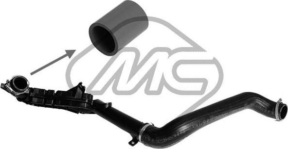 Патрубок интеркулера Metalcaucho для Ford Mondeo IV 2007-2015. Артикул 99141