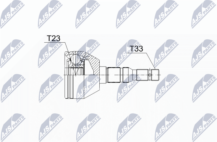 Шрус внутренний (граната) NTY передний для Opel Meriva B 2010-2017. Артикул NPZ-PL-043