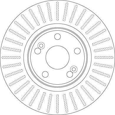 Тормозной диск TRW. Артикул DF6233S