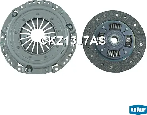 Сцепление комплект без подшипника (Krauf). Артикул CKZ1307AS