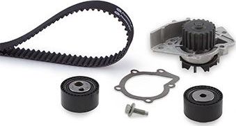 Помпа (водяной насос) с комплектом ремня ГРМ Gates PowerGrip® для Citroen Jumper I 2001-2006. Артикул KP15524XS
