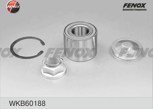 Ступичный подшипник (комплект) Fenox задний для Renault Latitude I 2010-2015. Артикул WKB60188