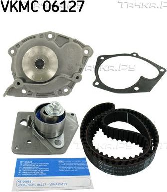 Помпа (водяной насос) с комплектом ремня ГРМ SKF для Nissan Interstar 2002-2006. Артикул VKMC 06127