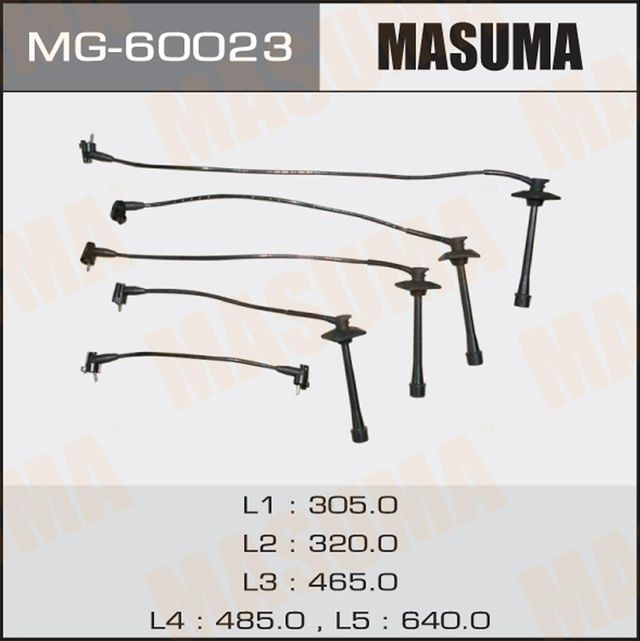Высоковольтные провода (провода зажигания) (комплект) Masuma. Артикул MG-60023