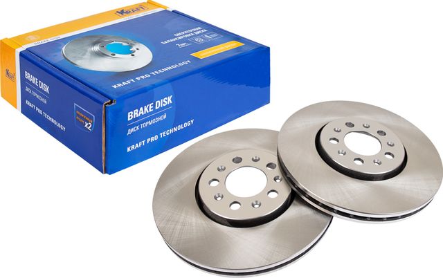 Диск тормозной VW POLO 10- перед. D256mm ZC (Kraft). Артикул KT016055