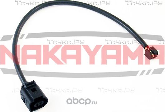 ДАТЧИК ИЗНОСА ТОРМОЗНЫХ КОЛОДОК ПЕРЕДНИЙ VW TOUAR (Nakayama). Артикул NBS604NY