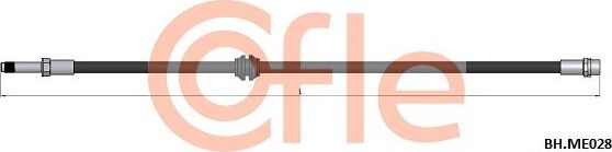 Тормозной шланг Cofle задний правый/левый для Mercedes-Benz Sprinter 906 2008-2026. Артикул 92.BH.ME028
