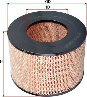 Воздушный фильтр Sakura. Артикул A-1136