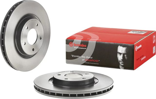 Тормозной диск Brembo PRIME LINE - UV Coated передний для Jaguar XK I 1996-2006. Артикул 09.A603.11