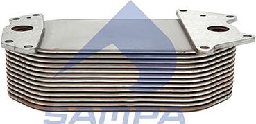 Радиатор масляный (маслоохладитель) для двигателя Sampa. Артикул 209.064