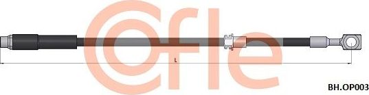 Тормозной шланг Cofle передний правый/левый для Saab 9-3 II 2002-2015. Артикул 92.BH.OP003