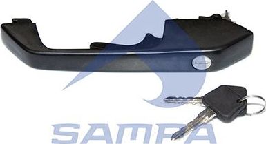 Ручка двери Sampa внешняя для Scania 3 1987-1996. Артикул 043.168