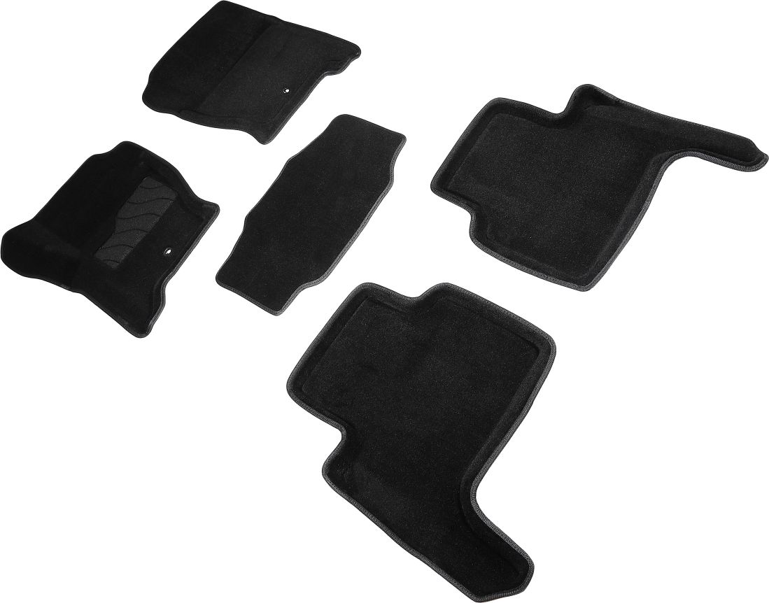 Коврики 3D Seintex ворсовые для салона Land Rover Range Rover Sport I 2005-2009 ЧЕРНЫЕ. Артикул 98109