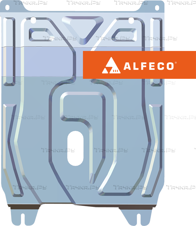 Защита алюминиевая Alfeco для картера и КПП Daewoo Nexia 1994-2016. Артикул ALF.05.02 AL4