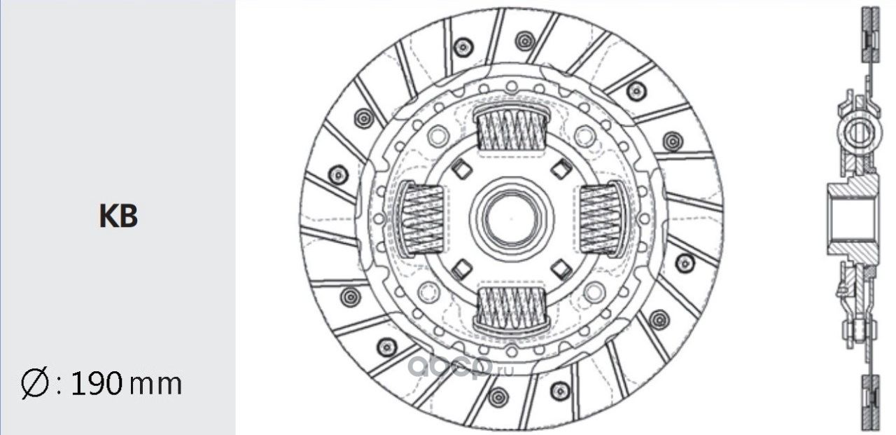 ДИСК СЦЕПЛЕНИЯ (Valeo) Valeo. Артикул NS29