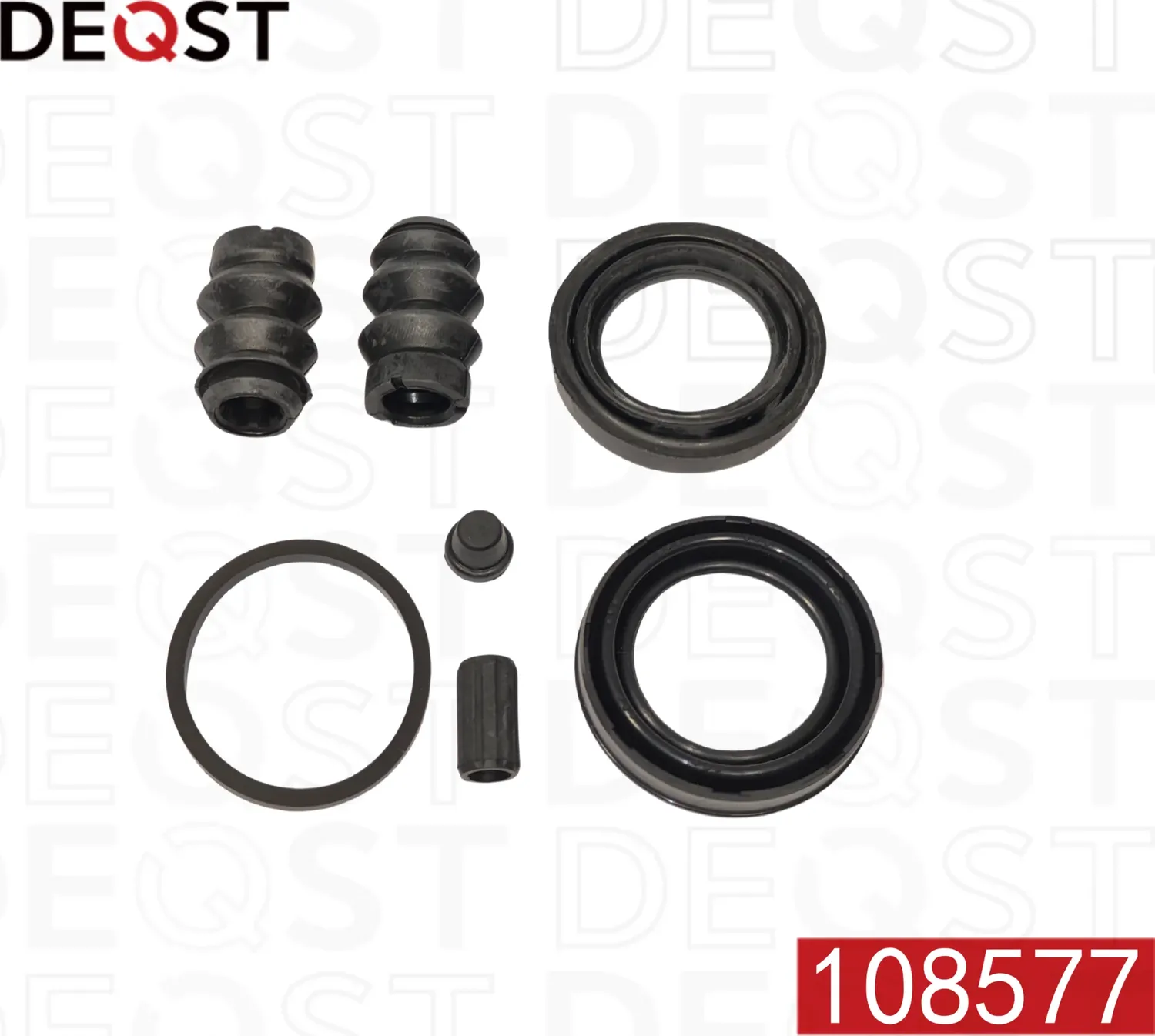 Ремкомплект тормозного суппорта заднего (для поршня O 38 mm, суппорт Bosch). MER (Deqst). Артикул 108577