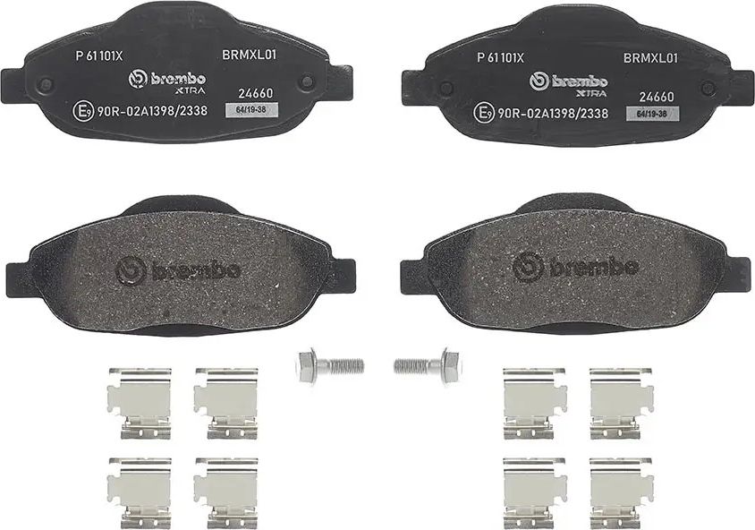 Тормозные колодки Brembo XTRA LINE. Артикул P 61 101X