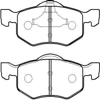 Тормозные колодки HSB. Артикул HP5155