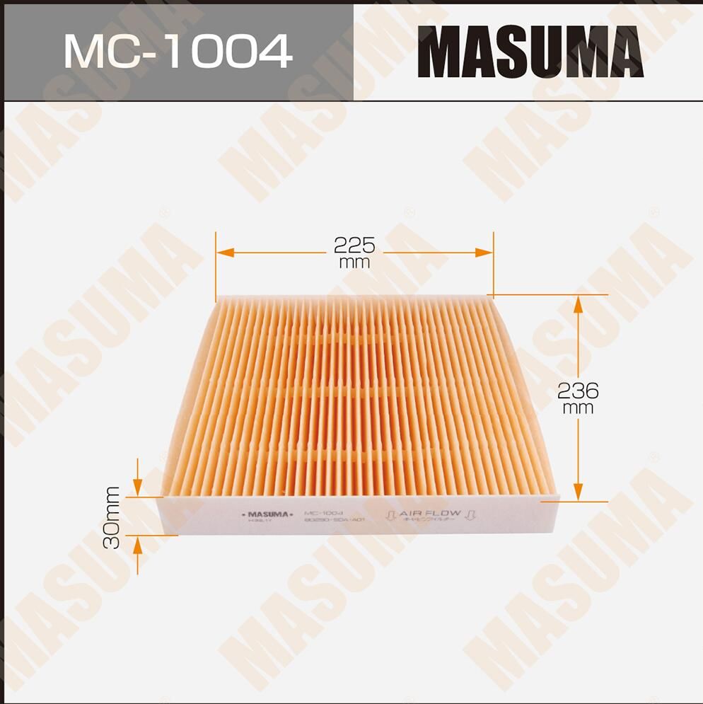 Салонный фильтр Masuma. Артикул MC-1004