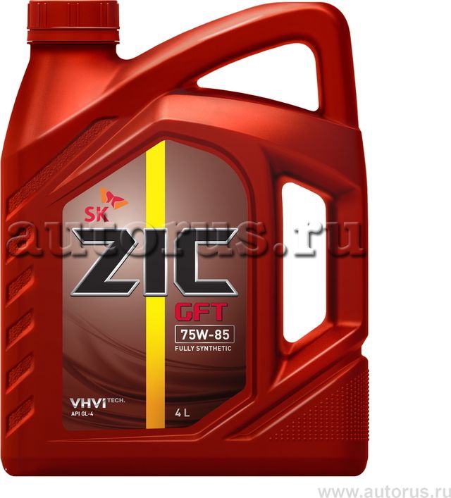 Масло трансмиссионное ZIC GFT SAE 75W85 APIGL-4 4л. Артикул 162624