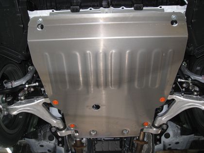 Защита алюминиевая Alfeco для картера и КПП Lexus GS300 4WD 2005-2012. Артикул ALF.12.13al