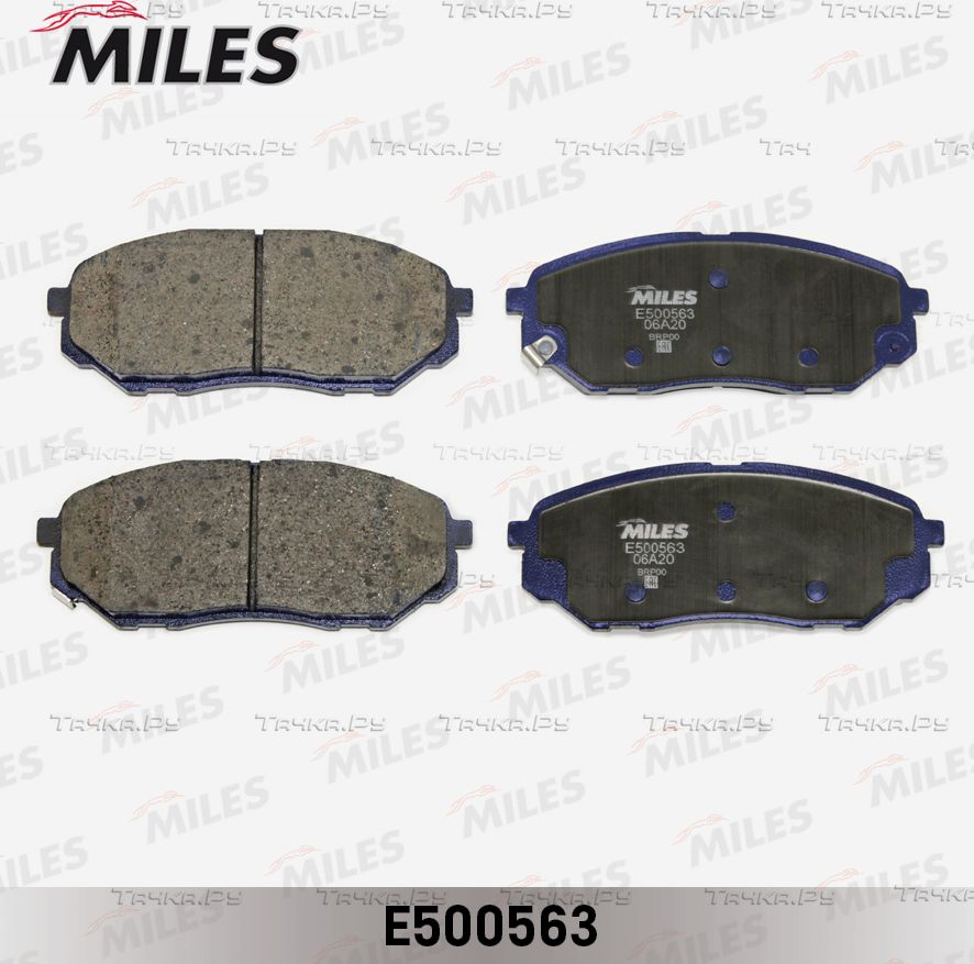 Тормозные колодки Miles (Керамика) передние для Kia Sorento III Prime 2015-2026. Артикул E500563