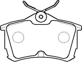 Тормозные колодки HSB. Артикул HP9236