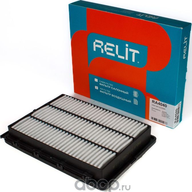Фильтр воздушный (Relit). Артикул RA4040
