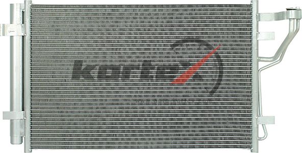 Радиатор кондиционера (Kortex). Артикул KRD2043