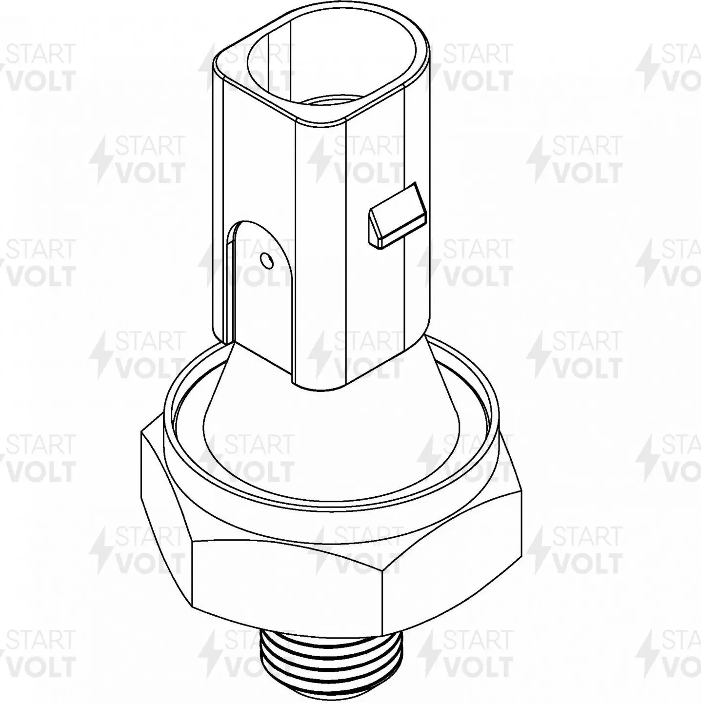Датчик давления масла для а/м VAG Polo Sedan (10-)/Jetta (11-) 1.6i CFNA (Startvolt). Артикул VSOE1809