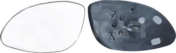 Зеркальное стекло бокового зеркала Alkar левое для Opel Vectra B 1995-2003. Артикул 6401433