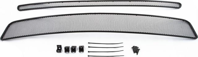Сетка Arbori на решётку бампера, черная 10 мм для Nissan X-Trail 2007-2010. Артикул 01-392207-101