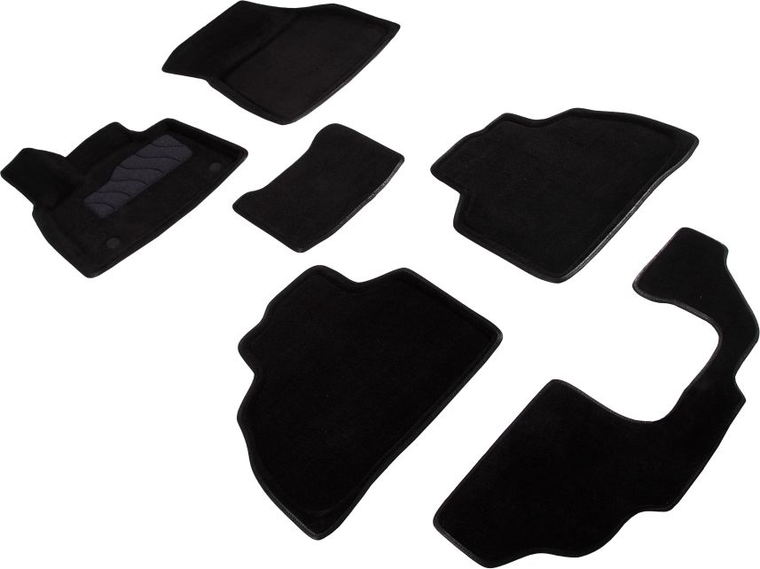 Комплект ковриков 3D Seintex для салона BMW X7 G07 2018-2026 ЧЕРНЫЙ. Артикул 92948