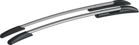 Рейлинги АПС (без паза) для Mazda CX-5 I 2012-2017 СЕРЫЕ. Артикул 0257-БП-11