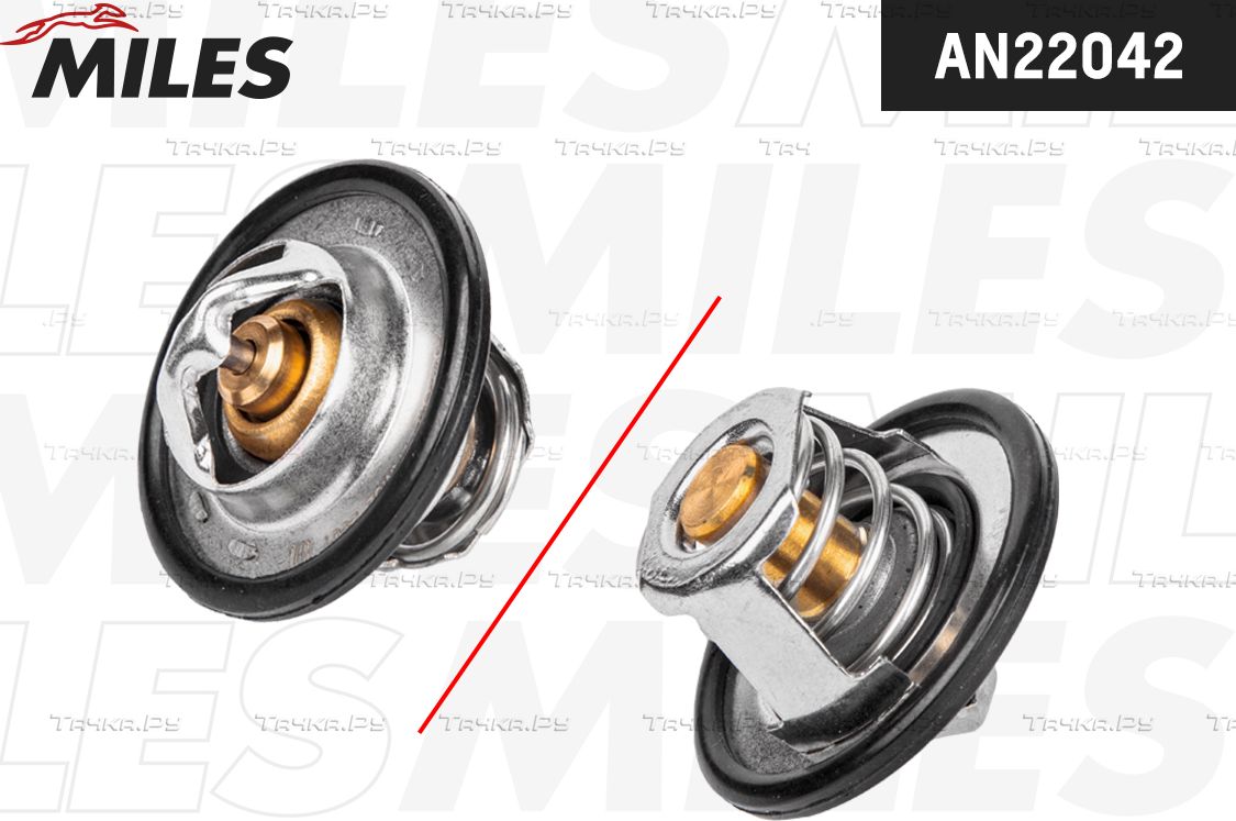 Термостат Miles для Nissan Almera G15 2012-2018. Артикул AN22042