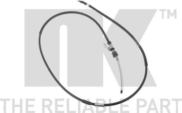 Трос ручника (тросик ручного тормоза) NK. Артикул 903016
