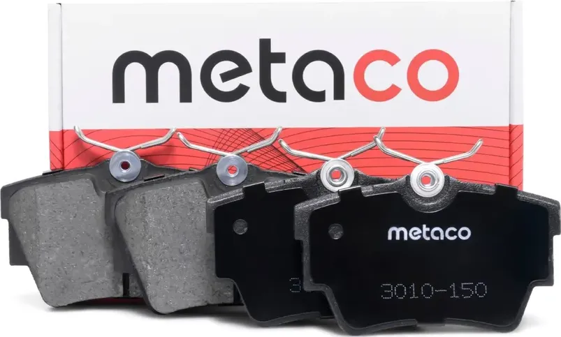 Колодки тормозные задние дисковые к-кт (Metaco). Артикул 3010150