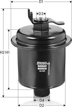 Топливный фильтр  Tecneco Filters. Артикул IN63