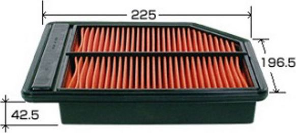 Воздушный фильтр JS Asakashi. Артикул A886J