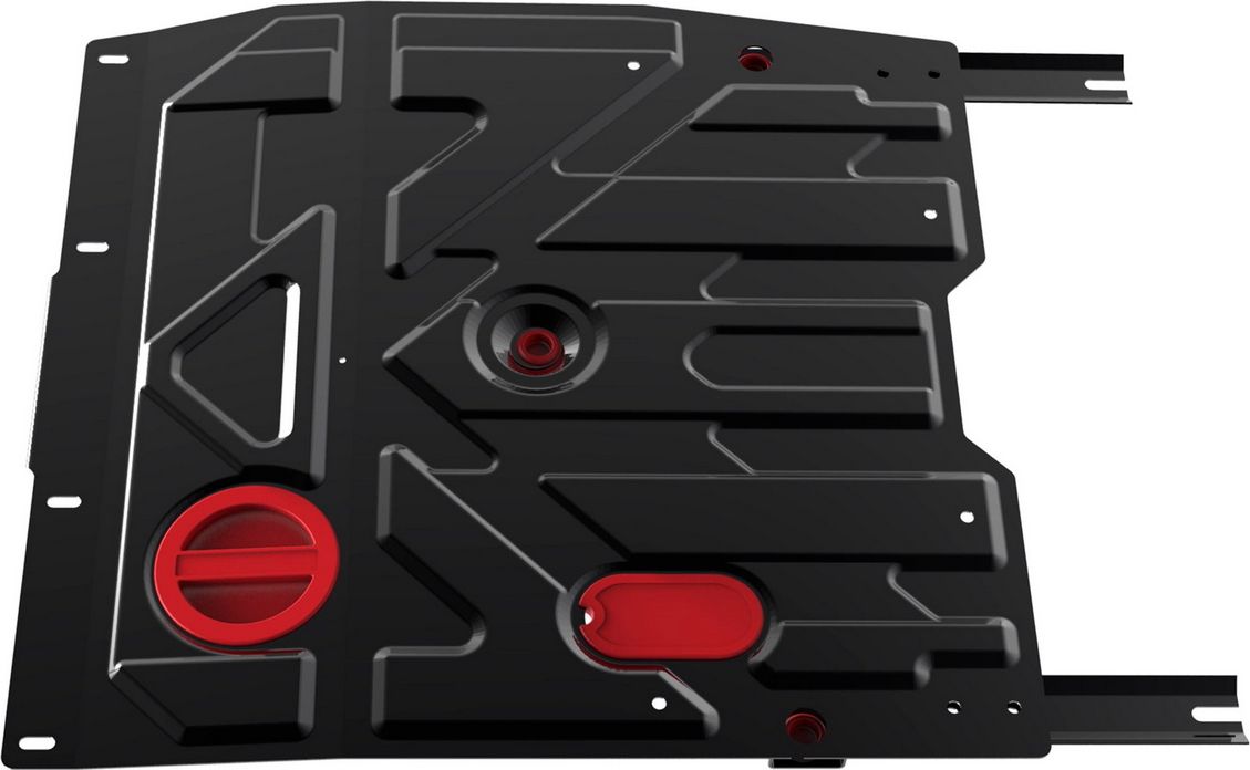 Защита АвтоБРОНЯ для картера и КПП Fiat Sedici 2005-2012. Артикул 111.05505.3