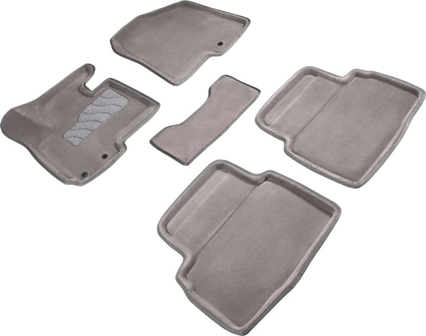 Коврики Seintex 3D ворсовые для салона Hyundai ix35 I 2010-2015 СЕРЫЕ. Артикул 82159
