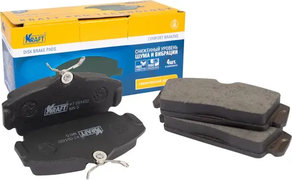 Колодки тормозные NISSAN ALMERA/PRIMERA 02- 1.6 перед. (Kraft) Kraft. Артикул KT091432