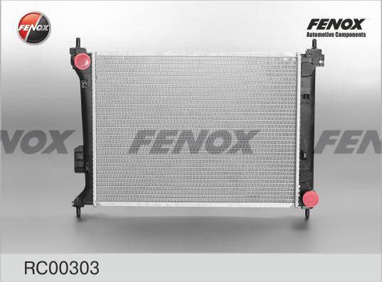 Радиатор охлаждения двигателя Fenox для Hyundai i20 I 2008-2015. Артикул RC00303
