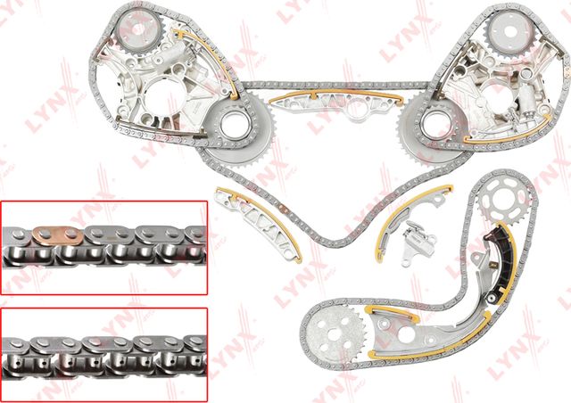 Цепь ГРМ LYNXauto для Audi A8 II (D3) 2005-2010. Артикул TK-0126