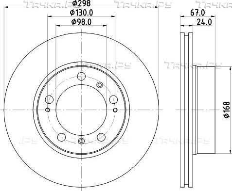 Тормозной диск Mintex. Артикул MDC1362